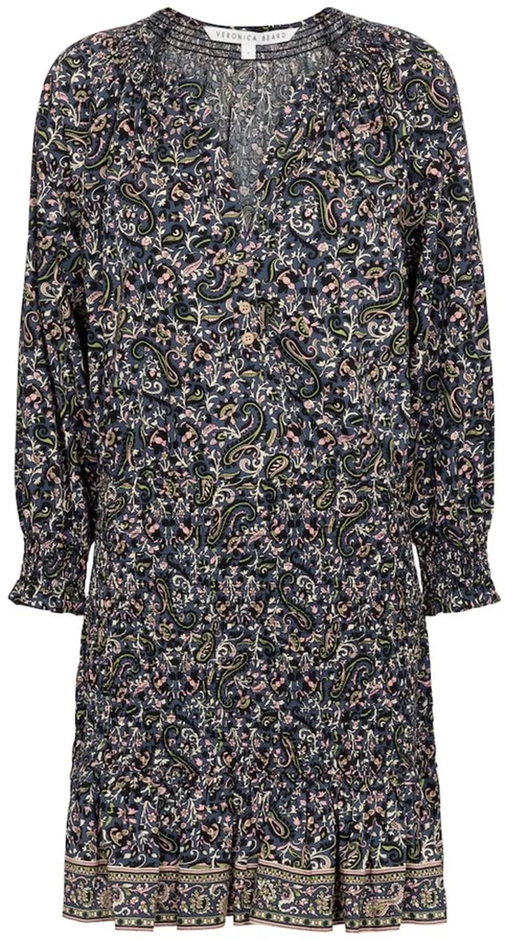 Karlina paisley cotton minidress