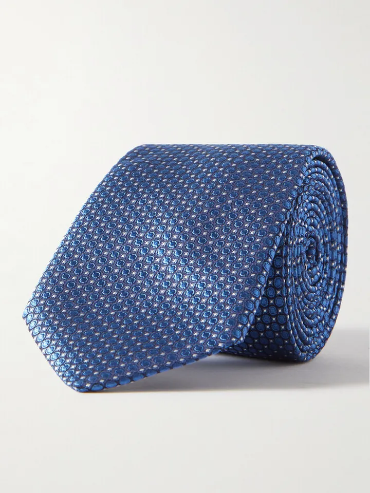 7cm Silk-Jacquard Tie