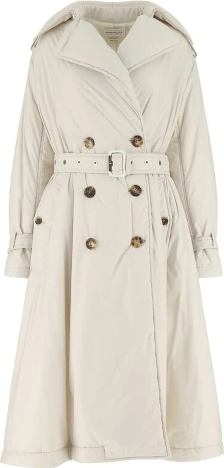 Alexander McQueen Double-Breasted Trench Coat