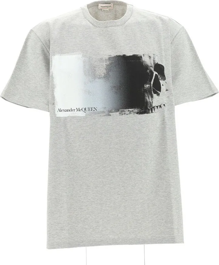 Alexander McQueen Graphic Logo Printed T-Shirt