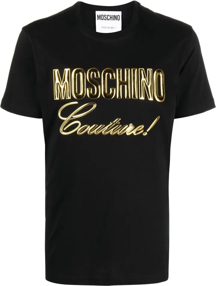 embossed logo cotton T-shirt
