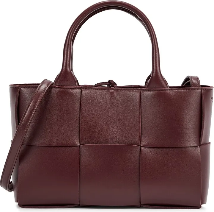 Bottega Veneta Arco Intrecciato Mini Leather Tote