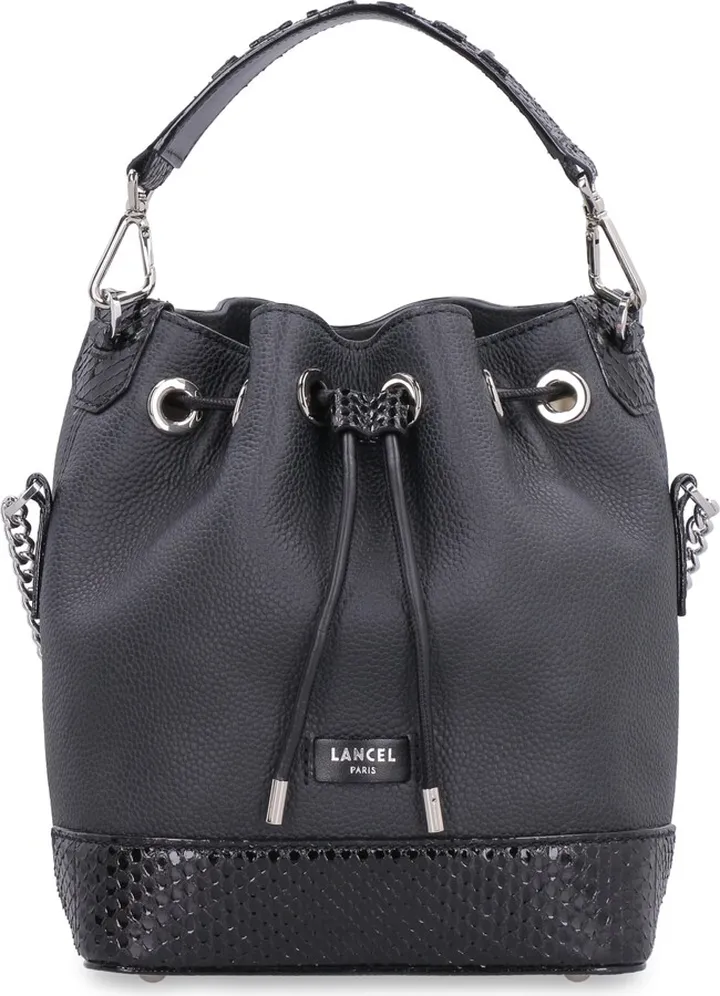 Ninon Leather Bucket Bag