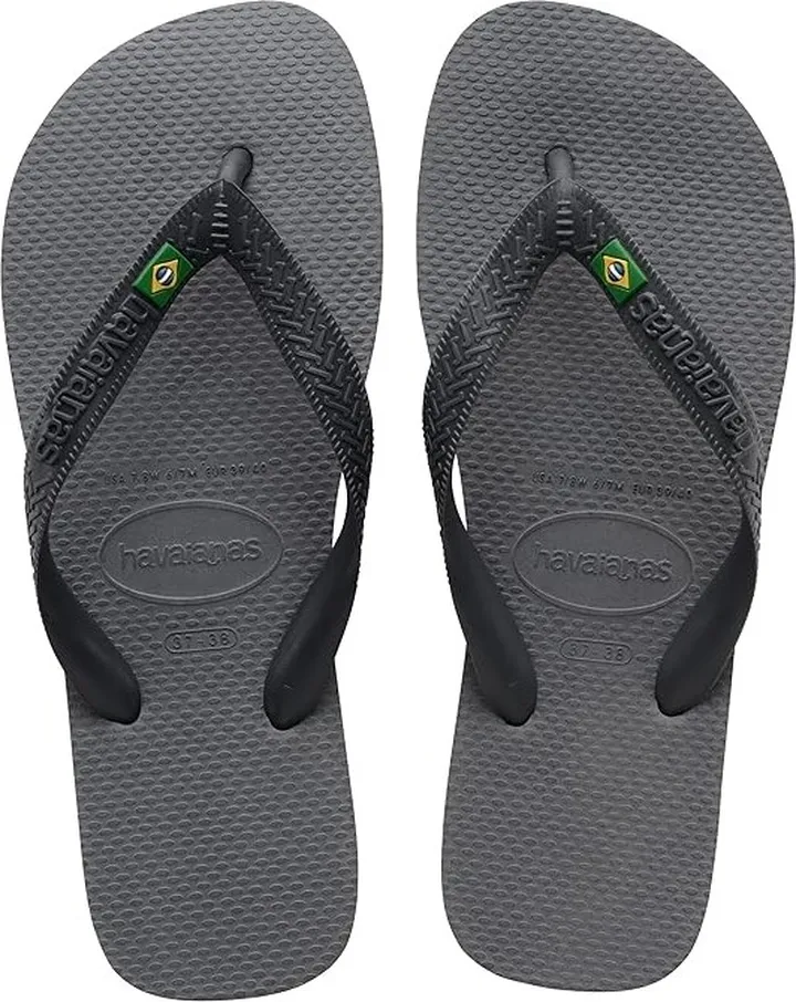 Havaianas Brazil Flip Flops (Steel Grey) Women's Sandals