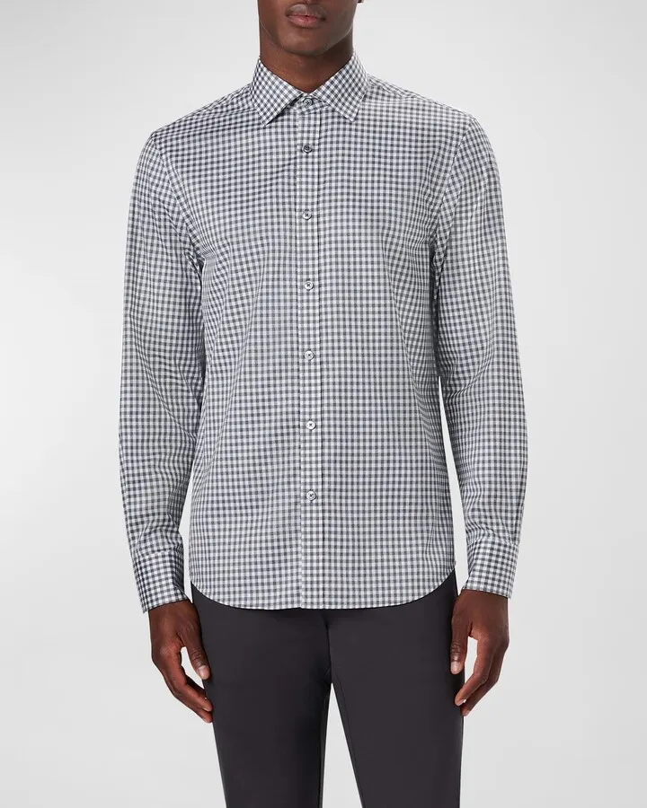 Men's Julian Shaped Gingham Sport Shirt