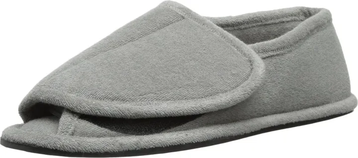 MUK LUKS® Men's Velcro Open Toe Slippers