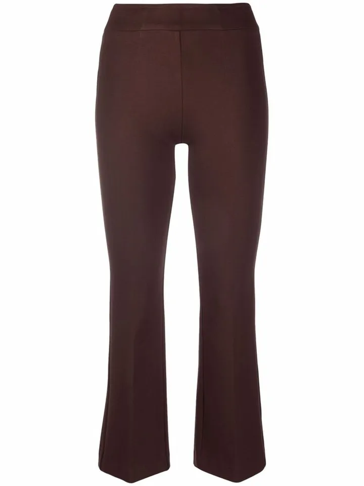 Cropped-Flared Trousers
