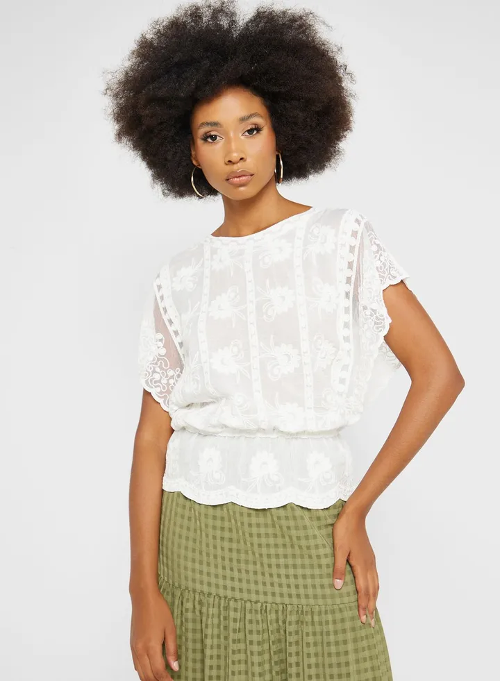 Mesh Detail Top