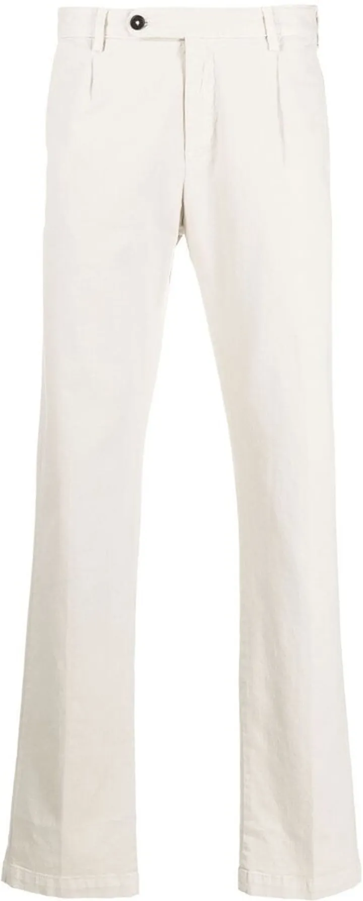 Straight-Leg Cotton-Cashmere Trousers
