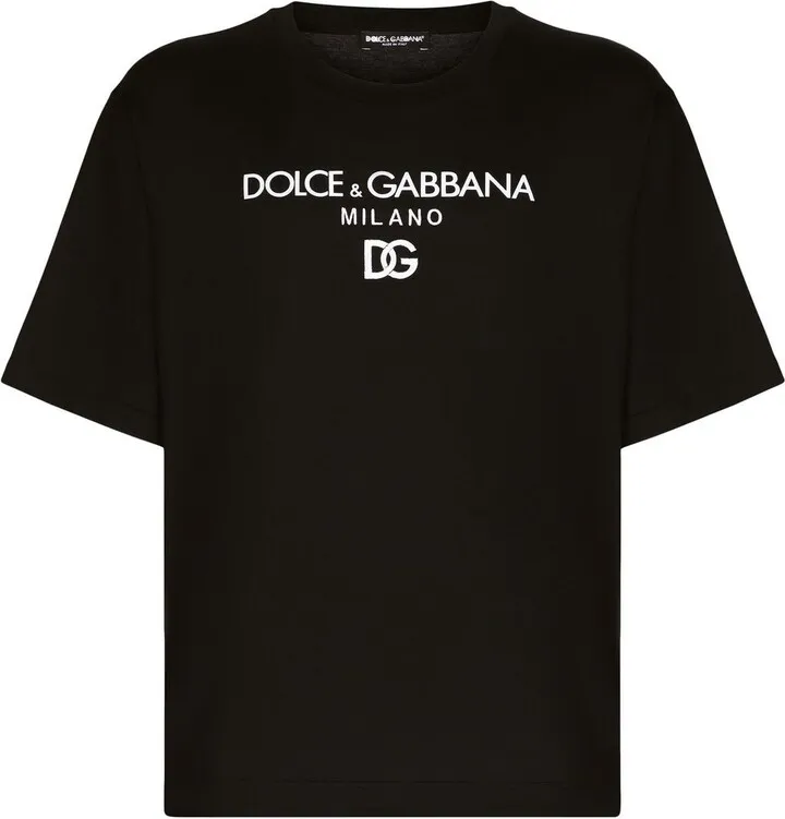 DG Essentials logo-embroidered T-shirt