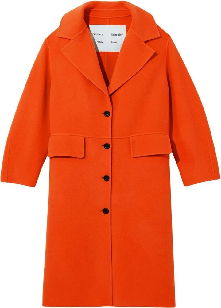 Single-Breasted Wool-Cashmere Coat