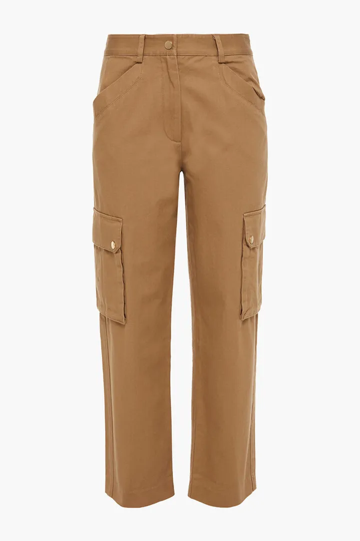 Pelpha cropped cotton-gabardine straight-leg pants