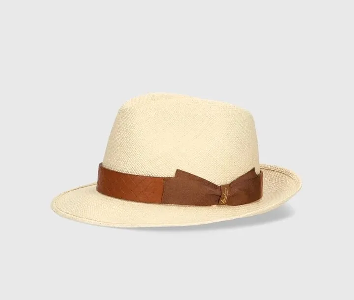 Federico Panama Quito Leather Hat Band