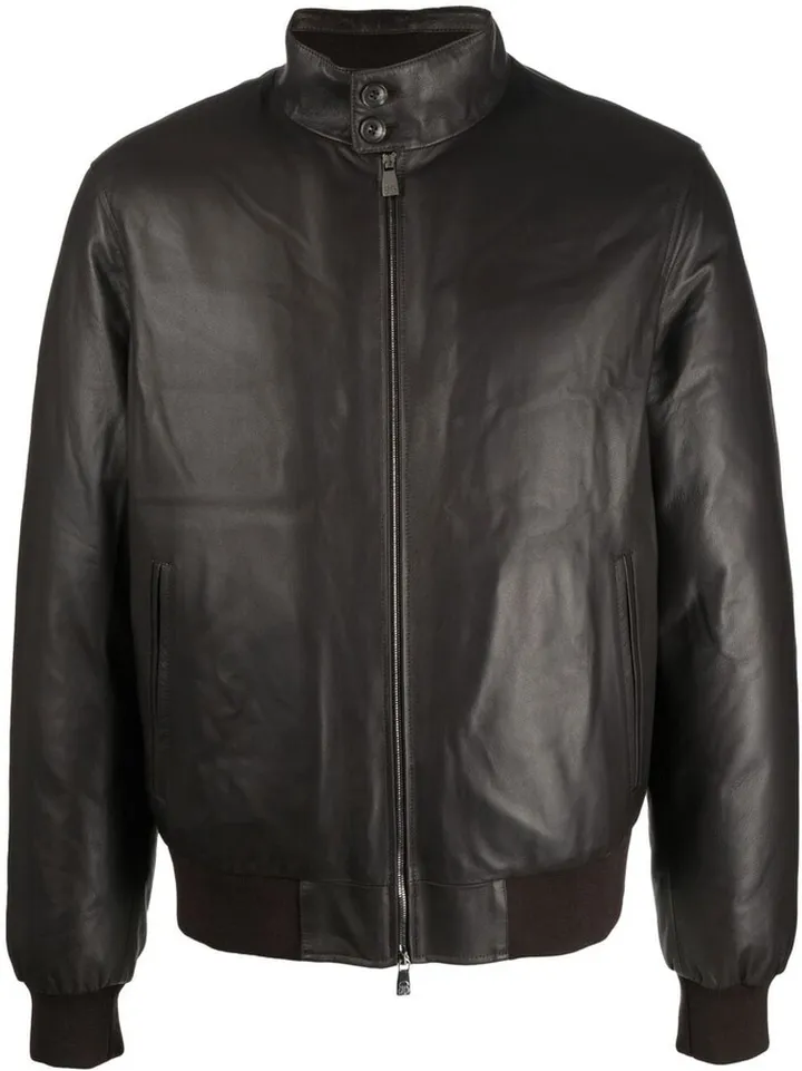 Padded Leather Jacket