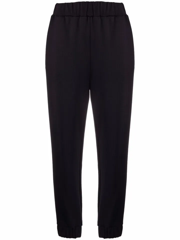 High-Waisted Cropped Trousers