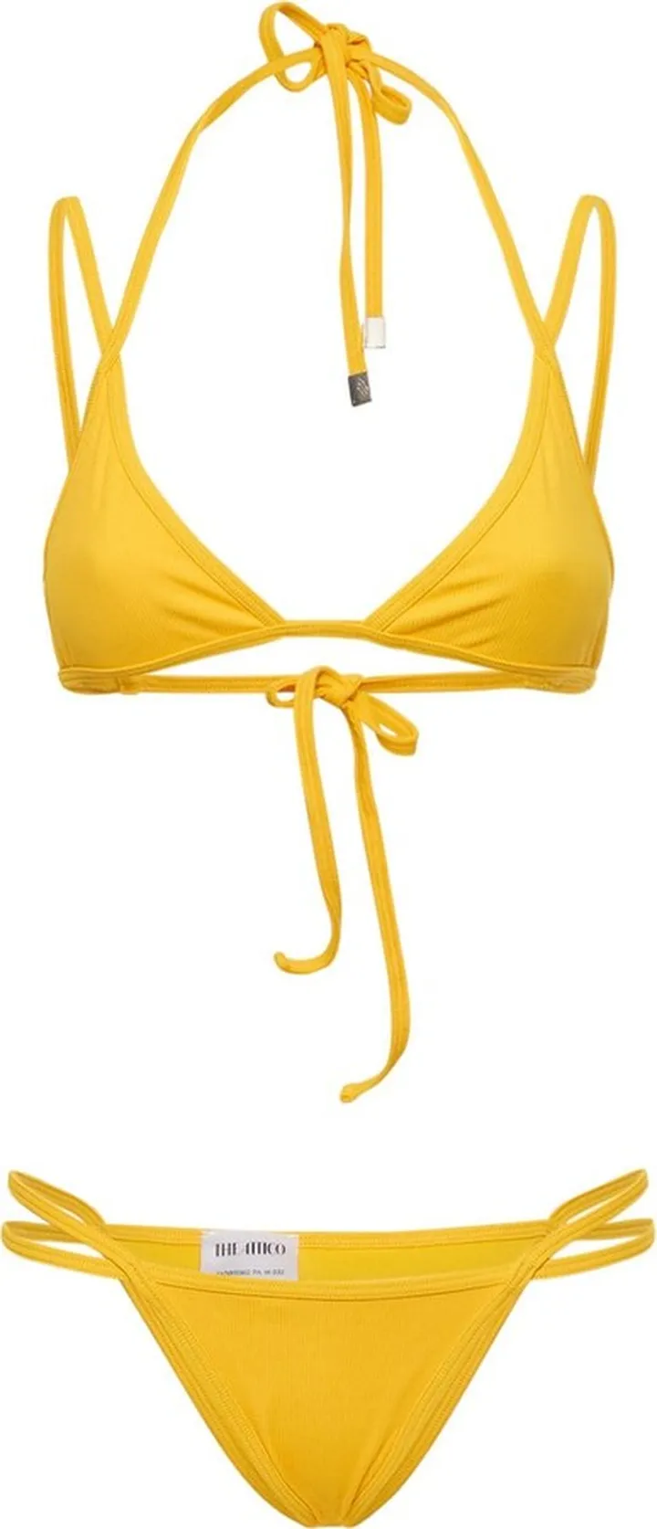 Triangle double-strap bikini