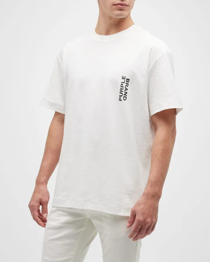 Men's Vertical-Logo Jersey T-Shirt
