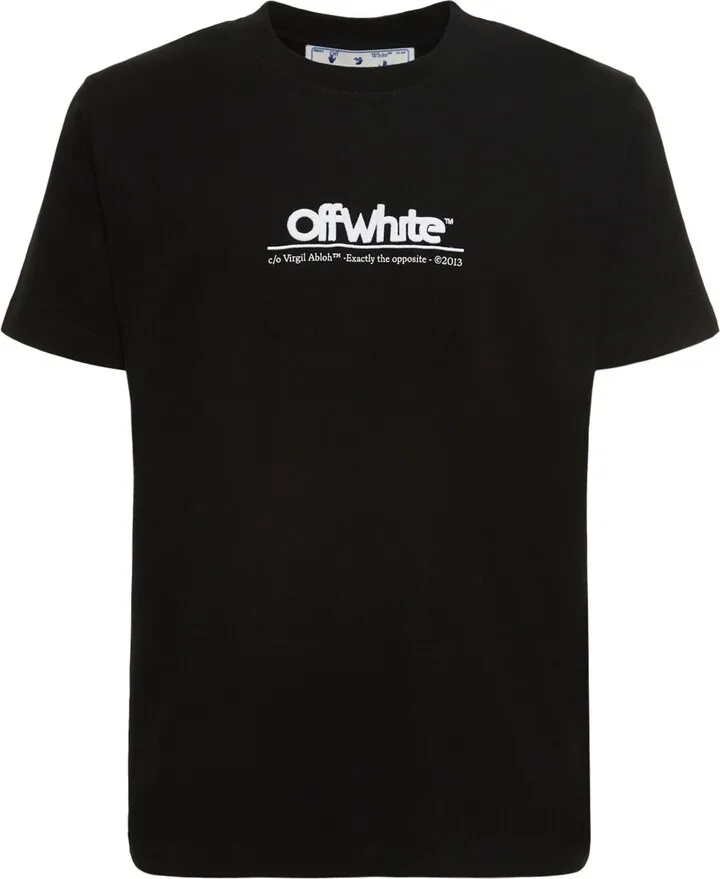 Slim chunky logo print t-shirt