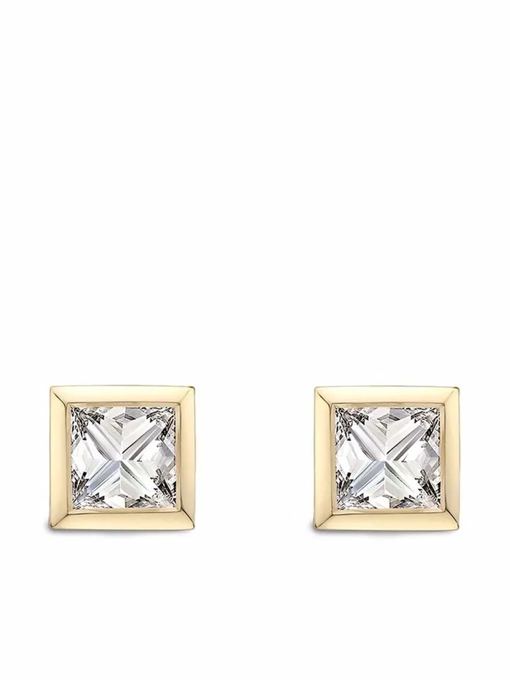18kt yellow gold RockChic diamond earrings
