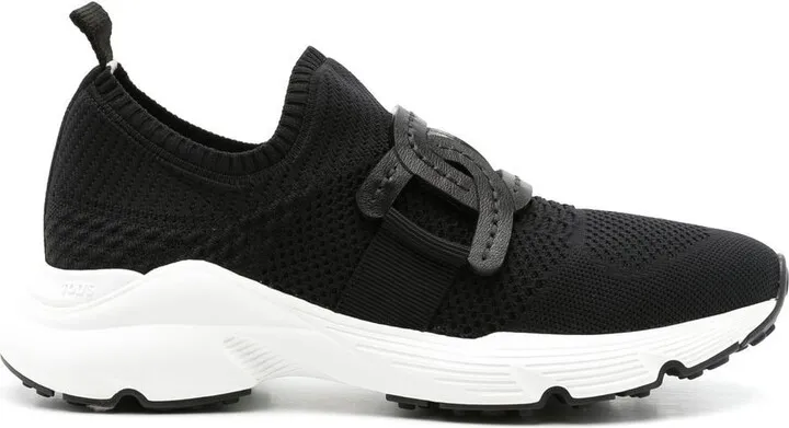 Chain-Link Detail Slip-On Sneakers