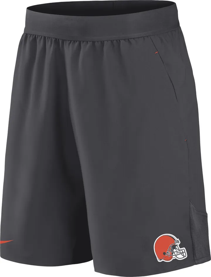 Nike Men's Dri-FIT Stretch (NFL Cleveland Browns) Shorts in Grey