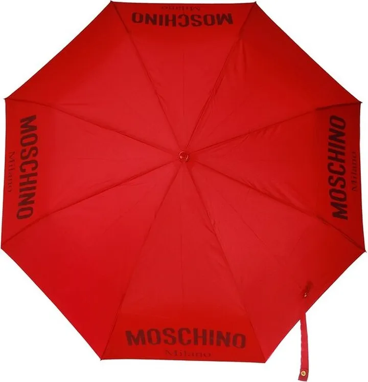 Moschino Logo-Printed Compact Umbrella