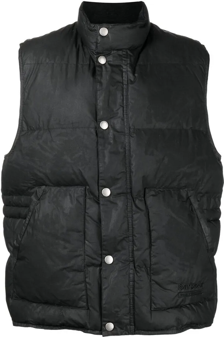 Padded High Neck Gilet