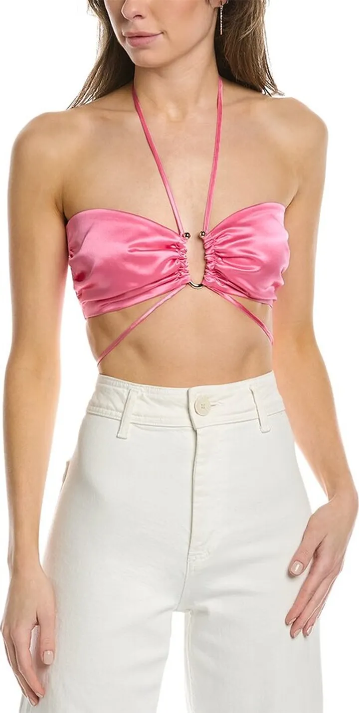 Nicholas Maura Silk Bra Top
