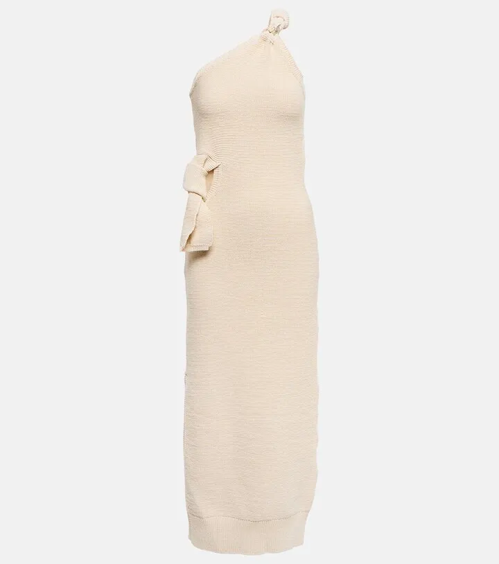 La Robe Maille Noeud midi dress