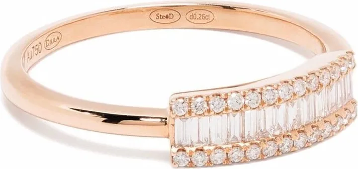 18kt white gold Éclat diamond ring