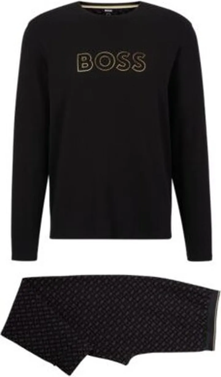 Organic-cotton pajamas with metallic details