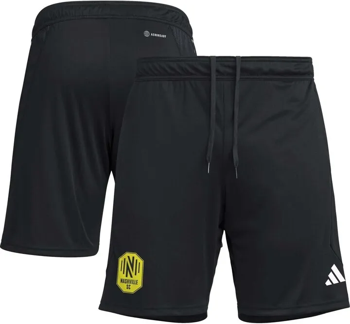 Men's adidas Black Nashville Sc 2023 On-Field Aeroready Training Shorts