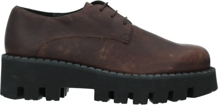 Lace-up Shoes Dark Brown