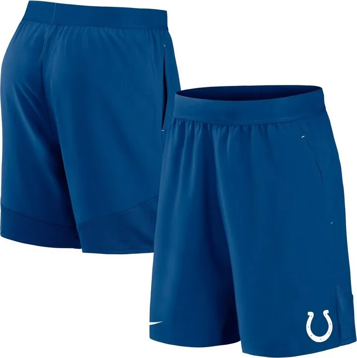 Men's Nike Royal Indianapolis Colts Stretch Woven Shorts