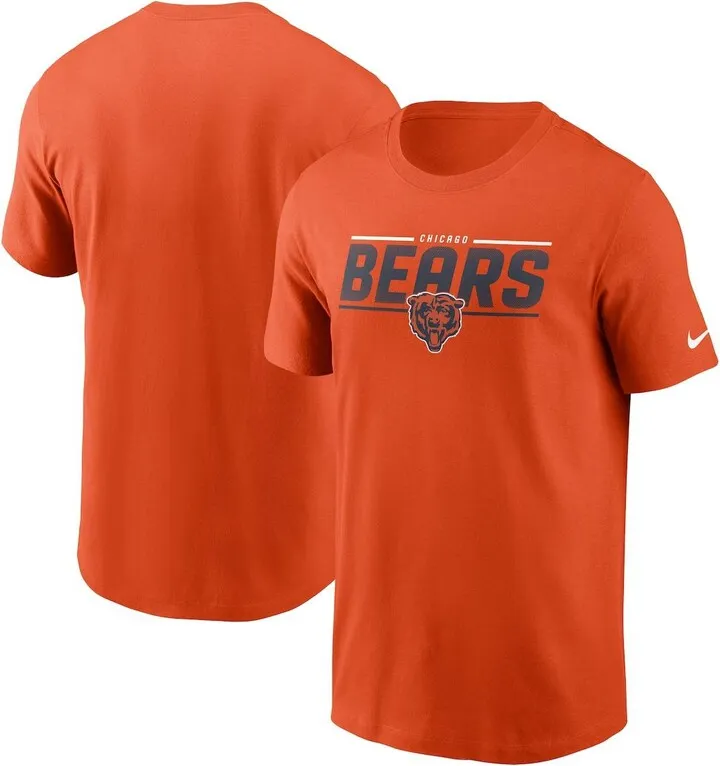 Men's Nike Orange Chicago Bears Muscle T-shirt