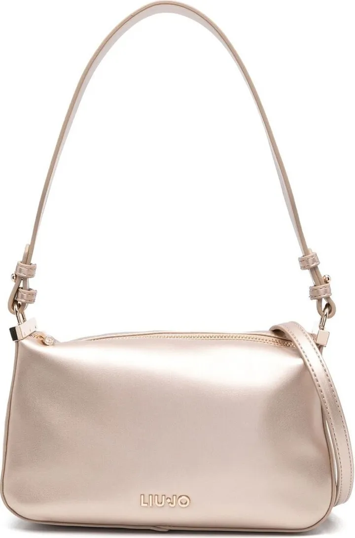 Light-Gold-Tone Shoulder Bag