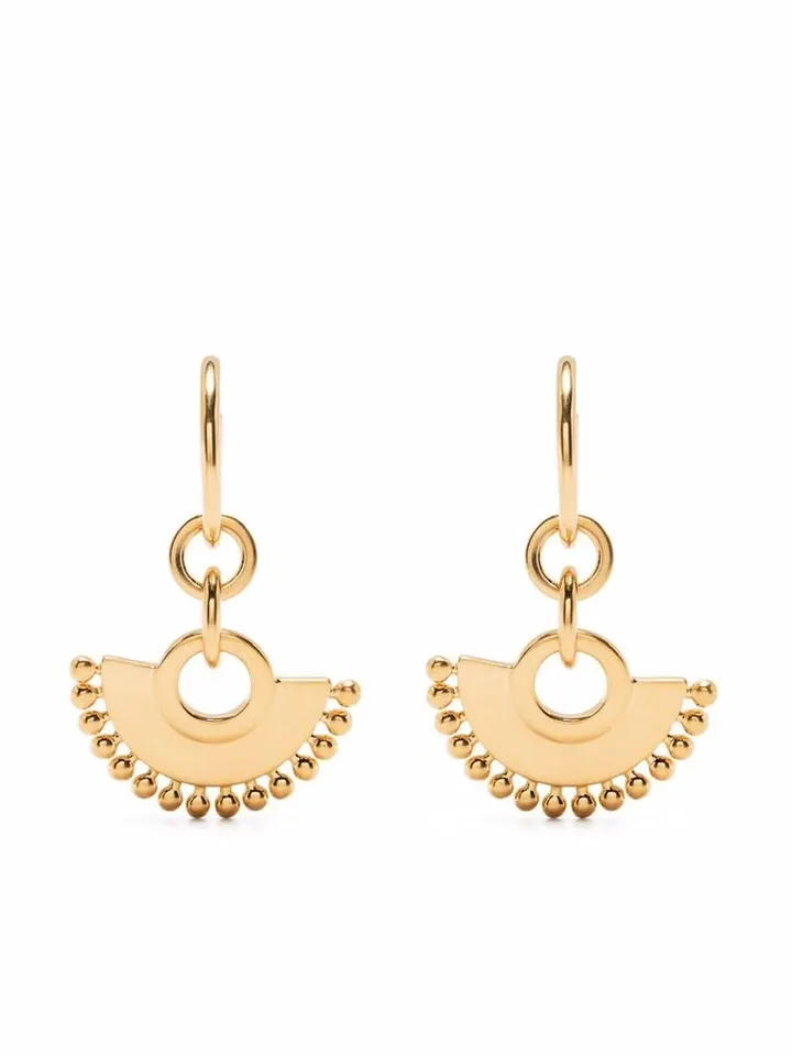 Zenyu chandelier hoop earrings