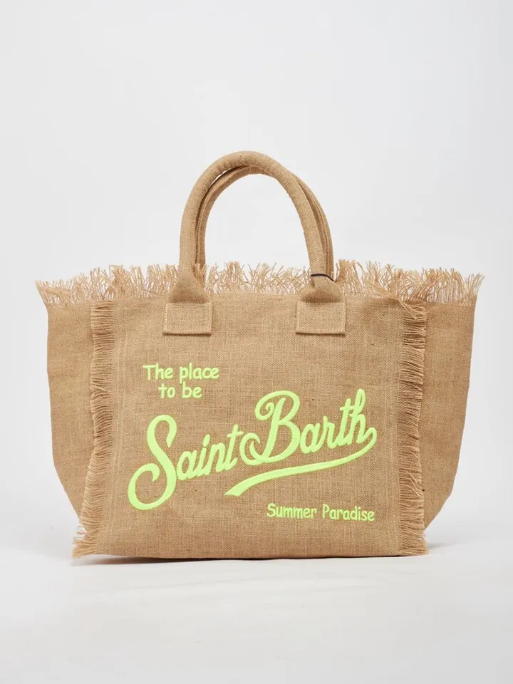 Vanity Jute Shoulder Bag