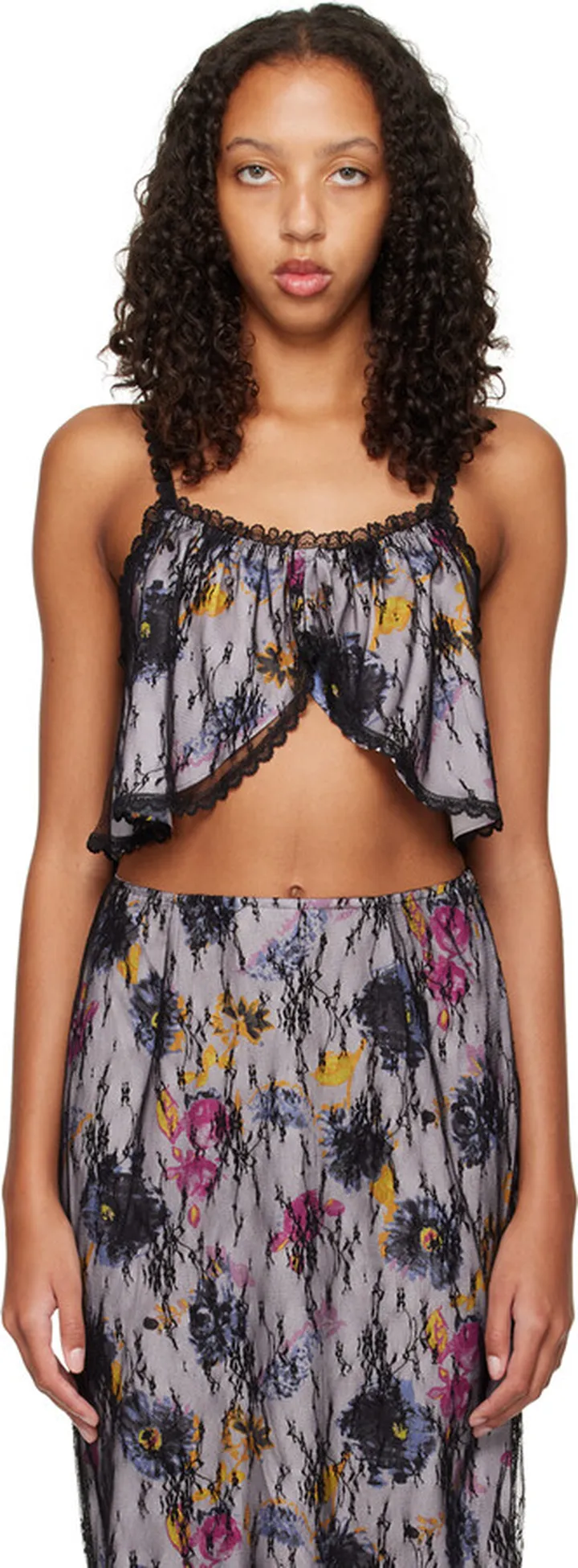 Anna Sui SSENSE Exclusive Purple Camisole