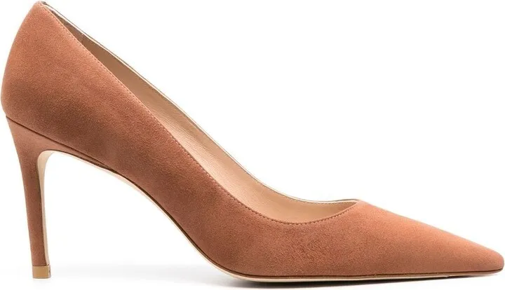 Pointed 85mm Suede Pumps