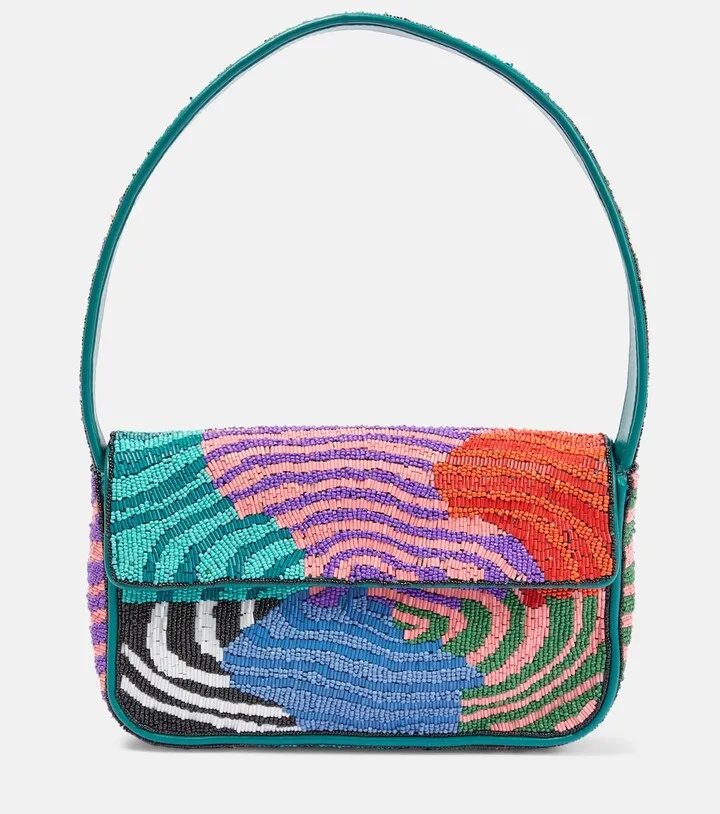Tommy beaded shoulder bag