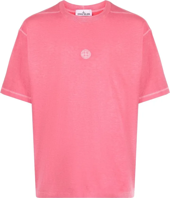 logo-patch cotton T-shirt