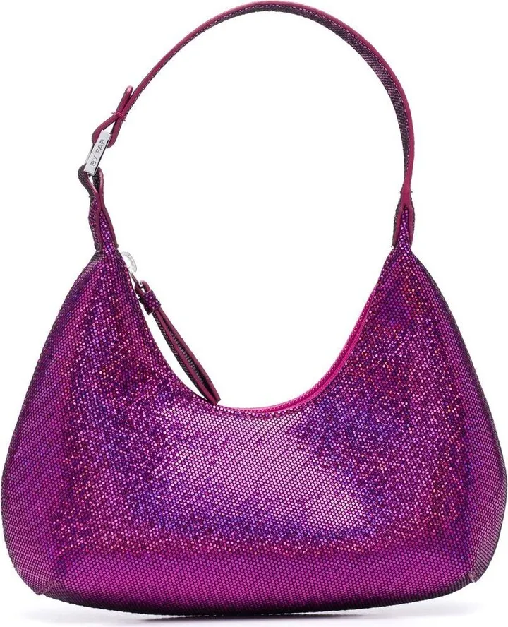 Glitter-Detail Shoulder Bag