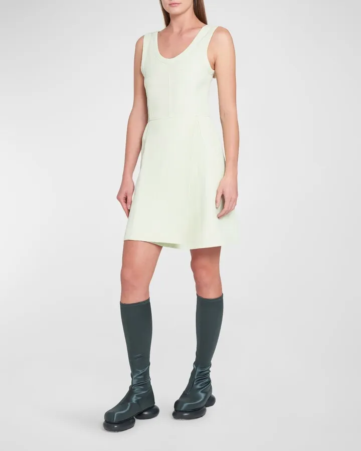 Paneled Short Dress