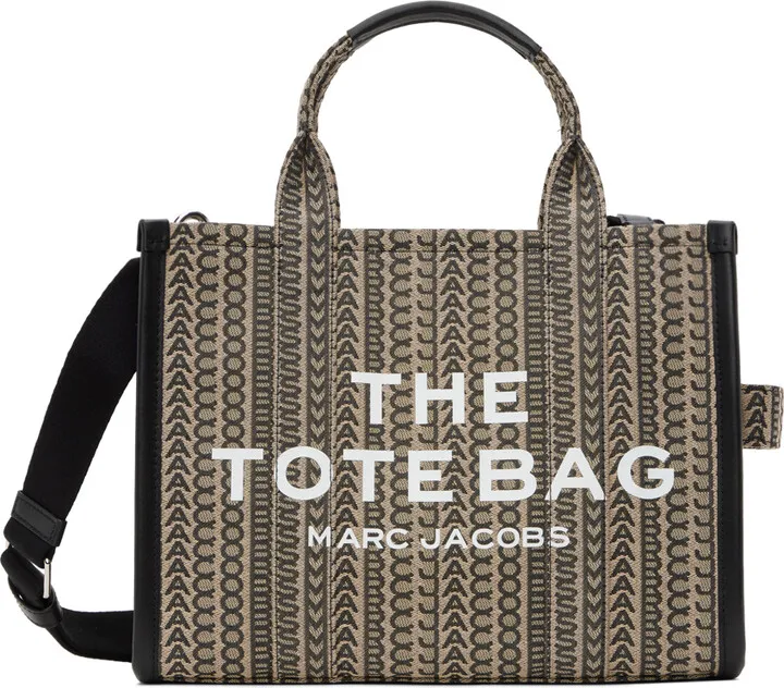 Marc Jacobs Beige 'The Monogram' Medium Tote