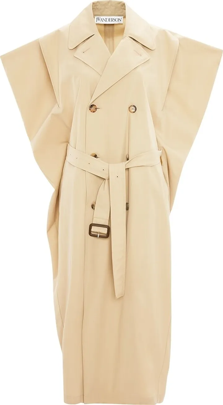 Kite sleeveless double-breasted trench coat