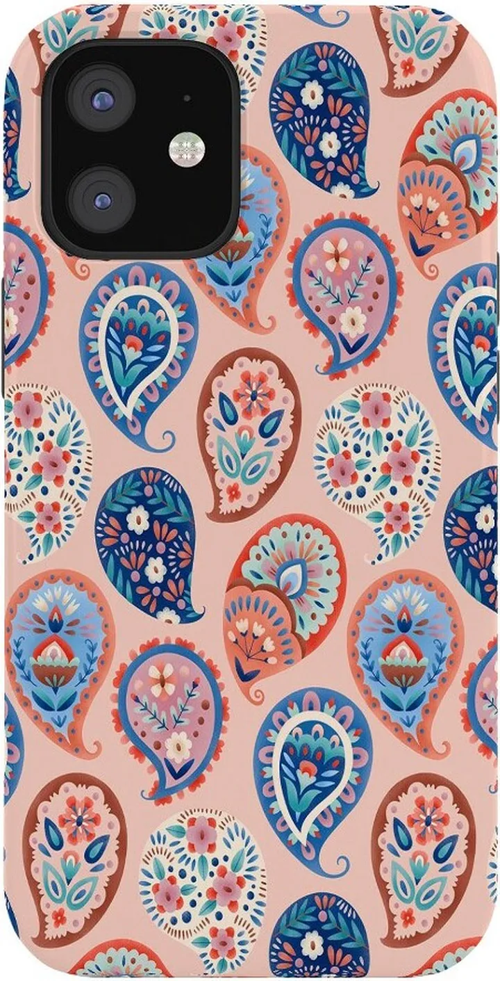 Pimlada Phuapradit Floral Paisley Half Drop Tough iPhone 12 Case - Society6