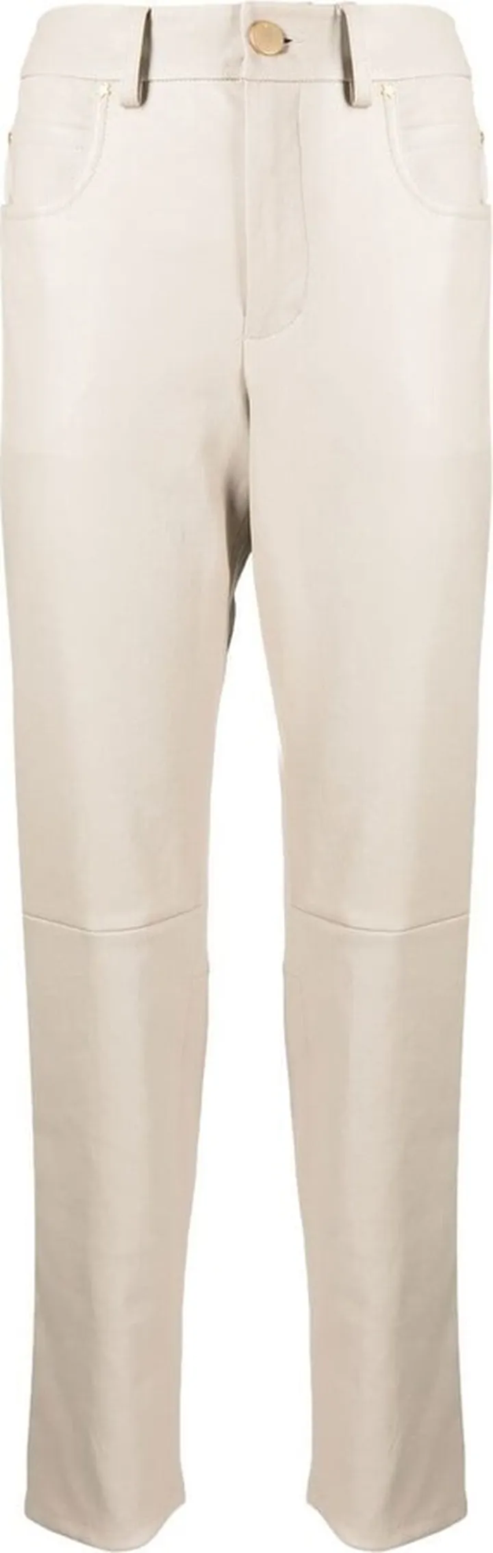 High-Rise Straight-Leg Trousers