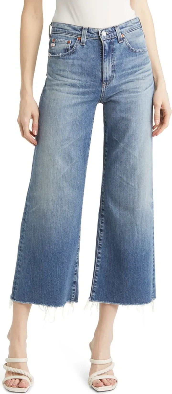Saige Ankle Wide Leg Jeans