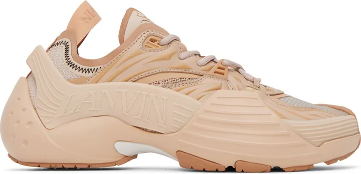 Lanvin Beige Flash-X Sneakers